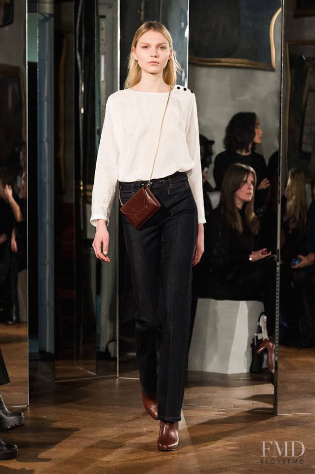 Maja Brodin featured in  the Filippa K fashion show for Autumn/Winter 2015