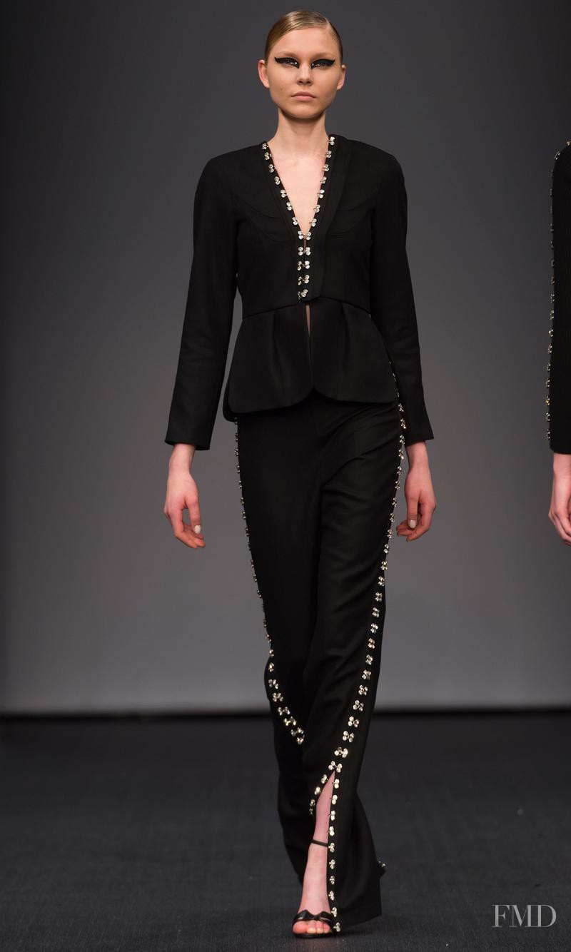 Maja Brodin featured in  the Lamija fashion show for Autumn/Winter 2015