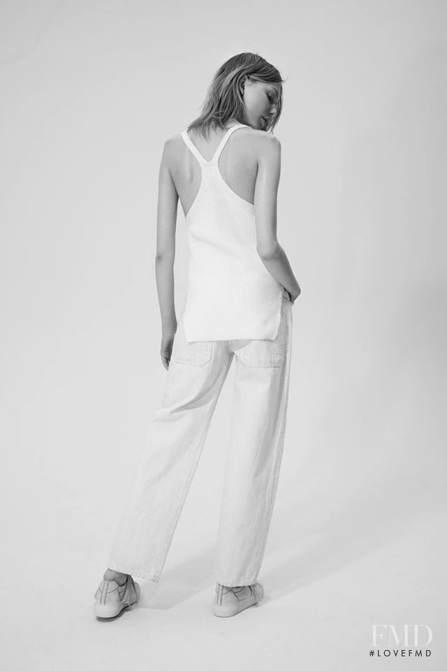 Maja Brodin featured in  the Helmut Lang lookbook for Spring/Summer 2016