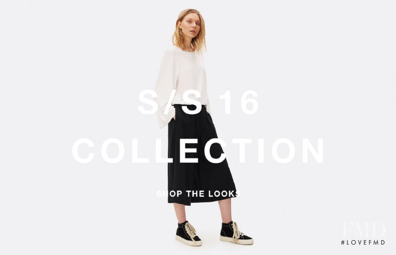 Maja Brodin featured in  the Helmut Lang lookbook for Spring/Summer 2016