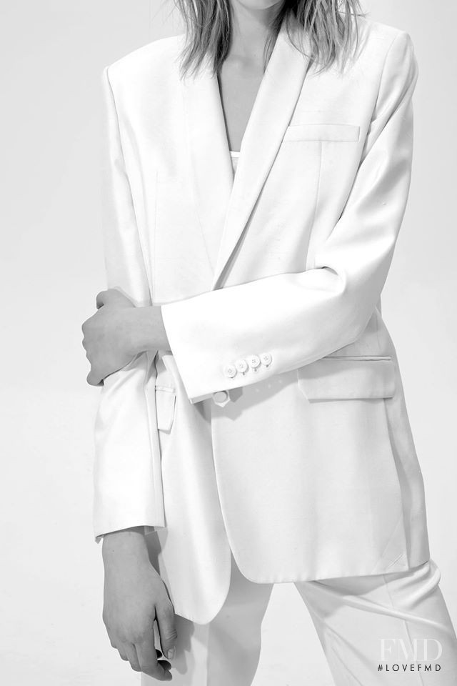 Maja Brodin featured in  the Helmut Lang lookbook for Spring/Summer 2016