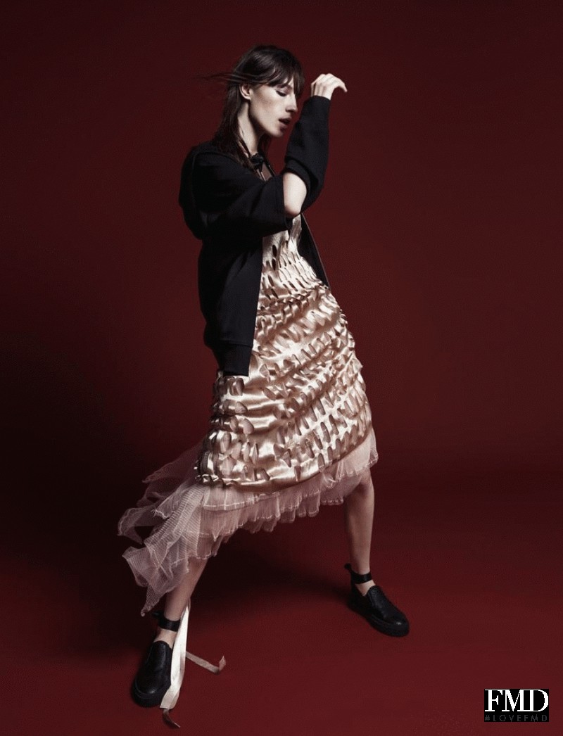 Alix Angjeli featured in  the Nicopanda lookbook for Spring/Summer 2016