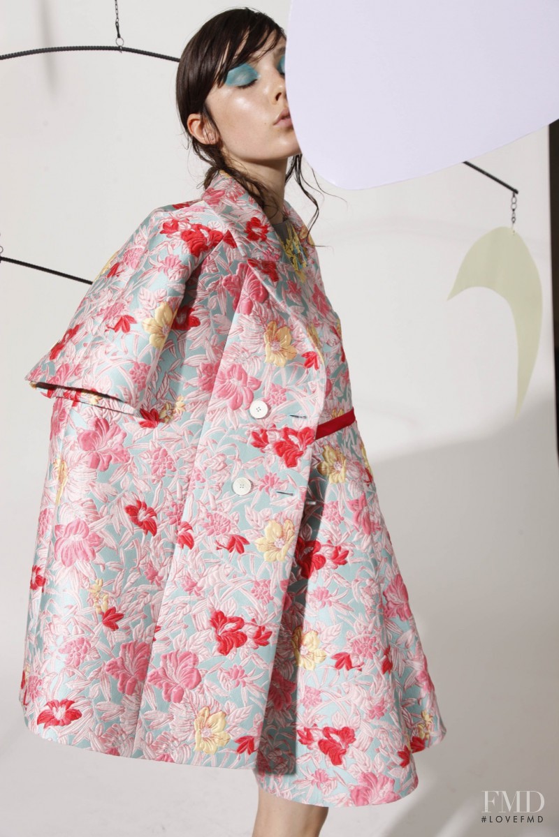 Lary Müller featured in  the Antonio Marras fashion show for Resort 2016