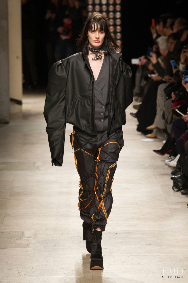 Marfa Zoe Manakh featured in  the Vivienne Westwood Gold Label by Andreas Kronthaler fashion show for Autumn/Winter 2016