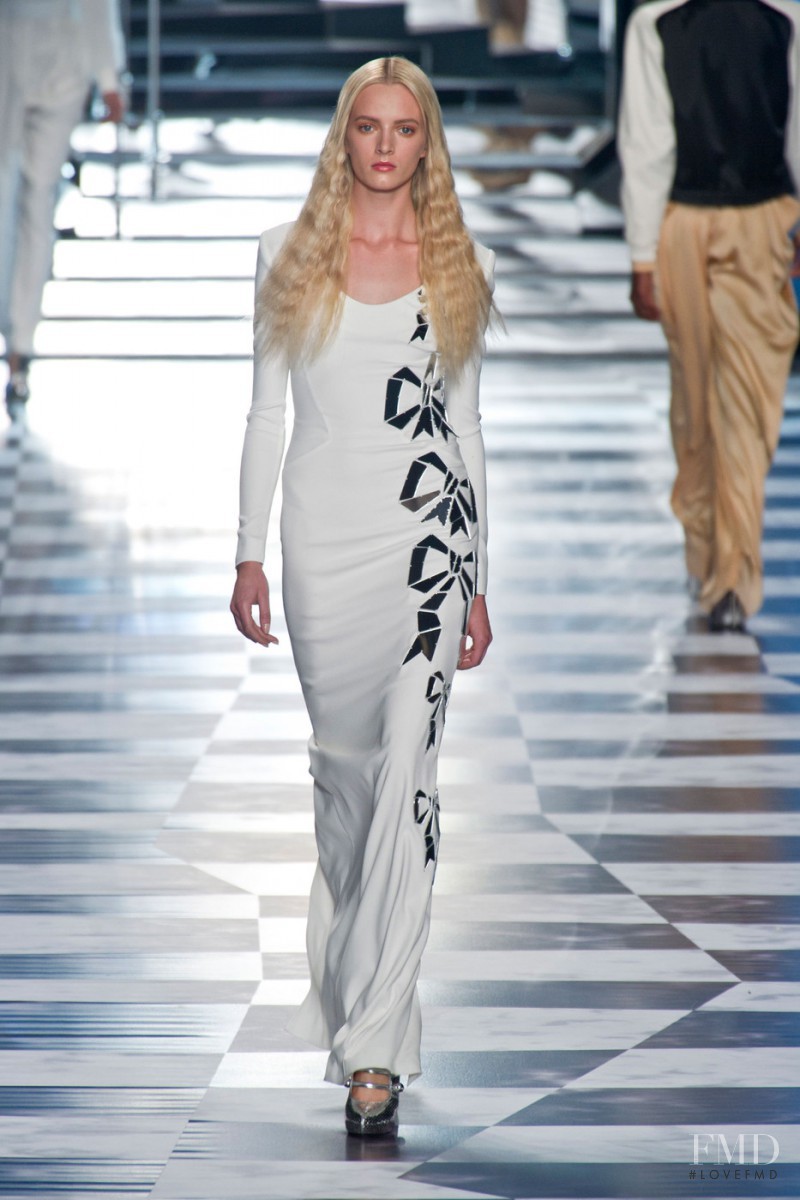 Daria Strokous featured in  the Viktor & Rolf fashion show for Spring/Summer 2013