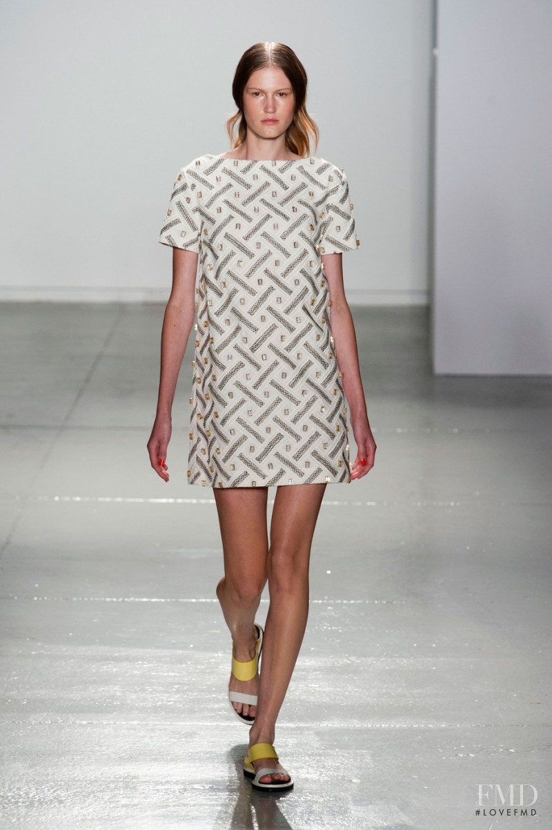 Daria Osipova featured in  the SUNO fashion show for Spring/Summer 2014