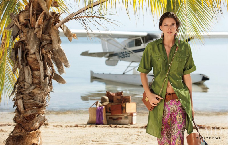 Chiara Baschetti featured in  the Lauren by Ralph Lauren catalogue for Summer 2013