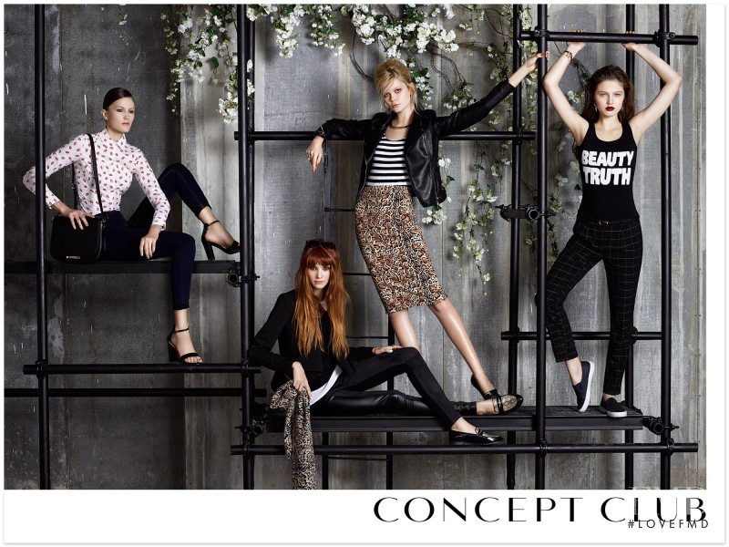 Daria Osipova featured in  the Concept Club advertisement for Spring/Summer 2015