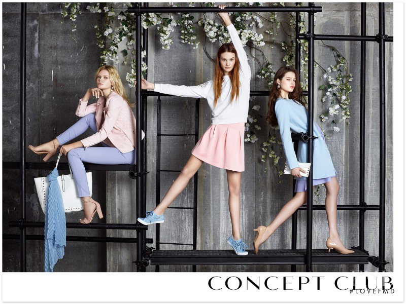 Daria Osipova featured in  the Concept Club advertisement for Spring/Summer 2015