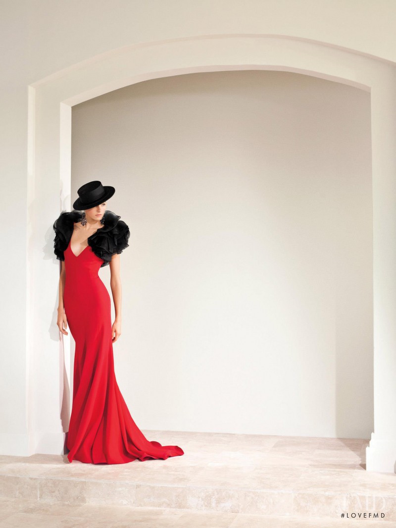 Valentina Zelyaeva featured in  the Ralph Lauren Collection catalogue for Spring/Summer 2013