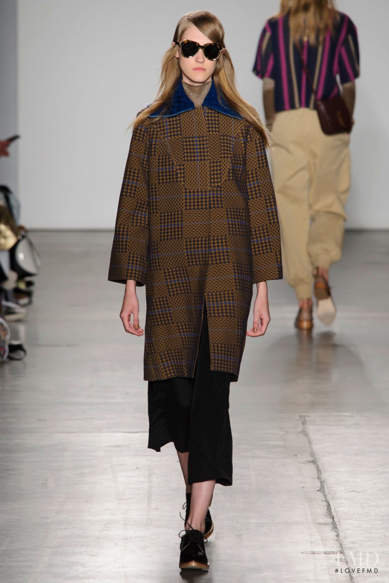 Lana Forneck featured in  the Karen Walker fashion show for Autumn/Winter 2016