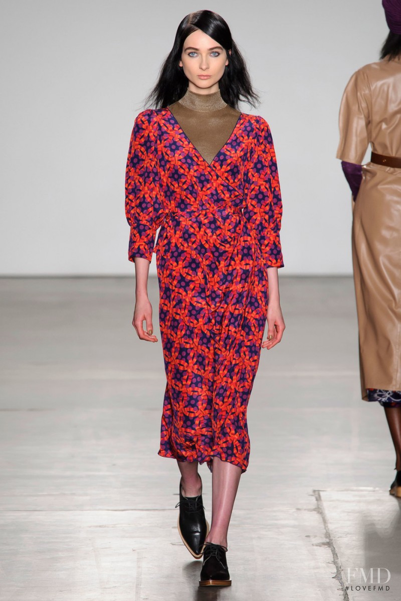 Viola Rogacka featured in  the Karen Walker fashion show for Autumn/Winter 2016