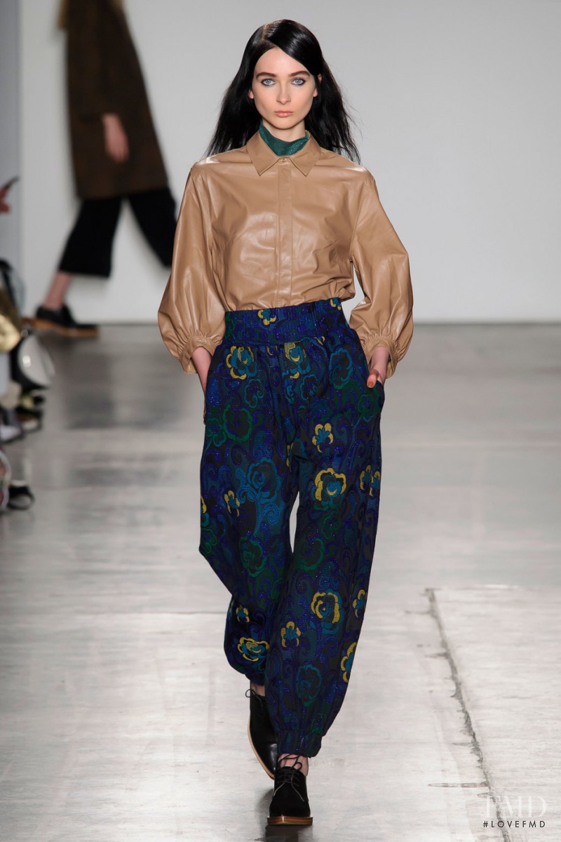 Viola Rogacka featured in  the Karen Walker fashion show for Autumn/Winter 2016