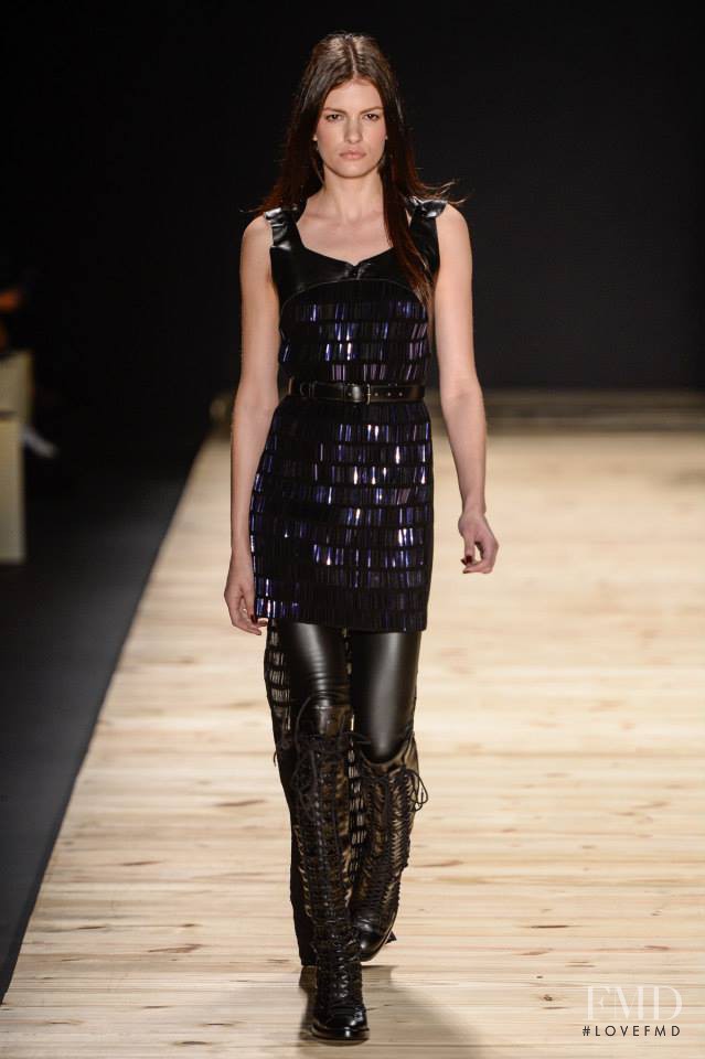 Rebecca Gobbi featured in  the Tufi Duek fashion show for Autumn/Winter 2015