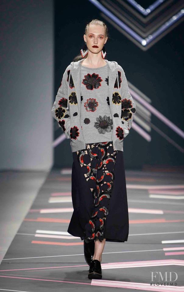 Lana Forneck featured in  the Juliana Jabour fashion show for Autumn/Winter 2015