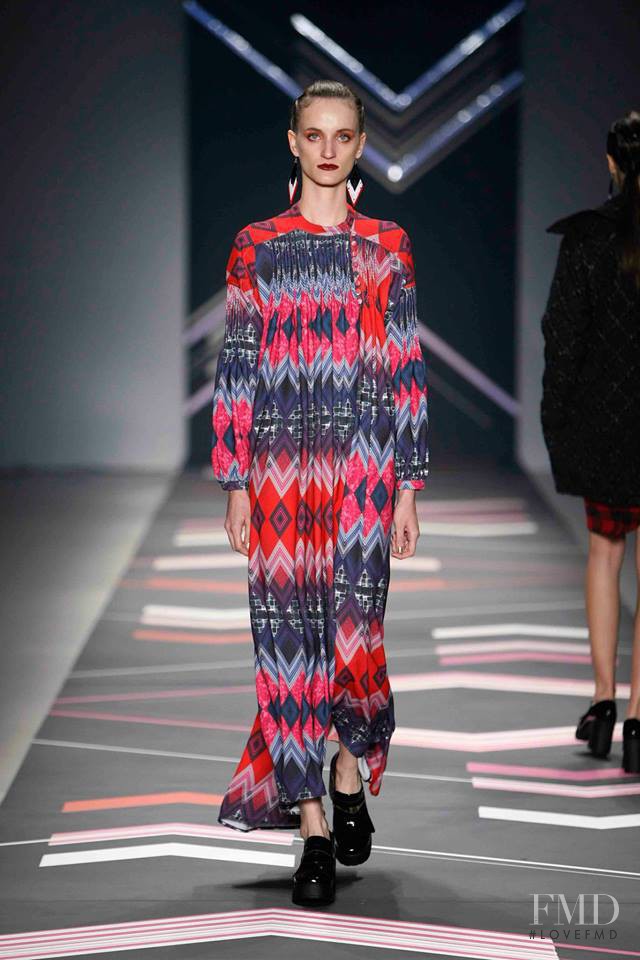 Marina Heiden featured in  the Juliana Jabour fashion show for Autumn/Winter 2015