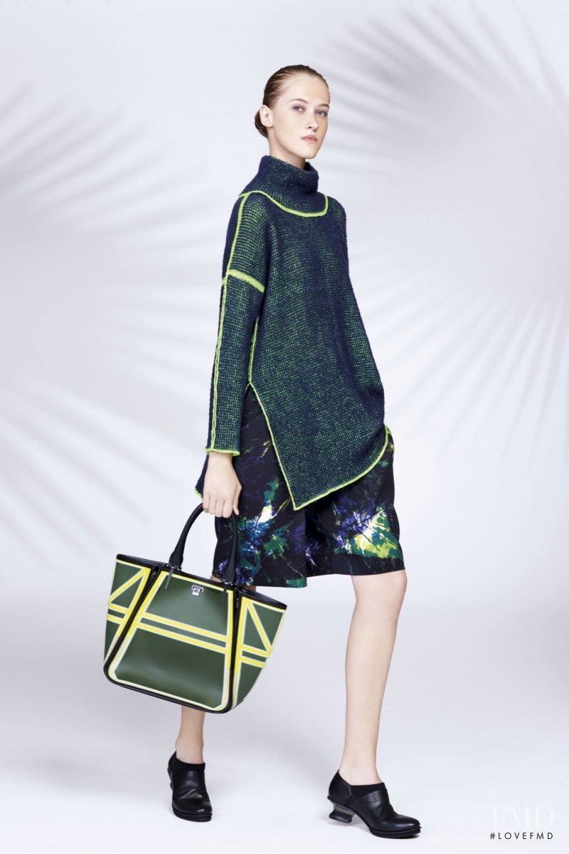 Lana Forneck featured in  the Issey Miyake fashion show for Resort 2016