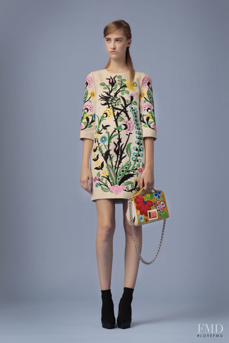 Lana Forneck featured in  the Andrew Gn fashion show for Resort 2016