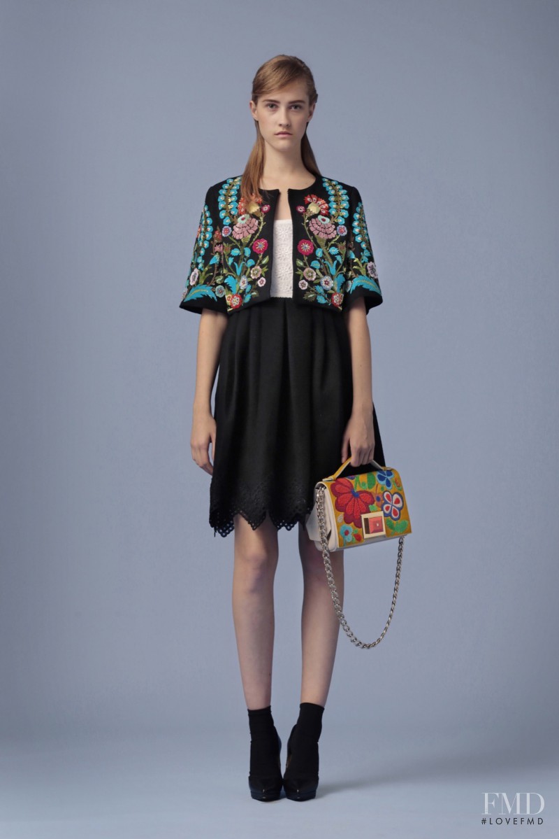 Lana Forneck featured in  the Andrew Gn fashion show for Resort 2016