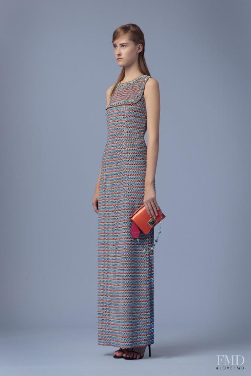 Lana Forneck featured in  the Andrew Gn fashion show for Resort 2016