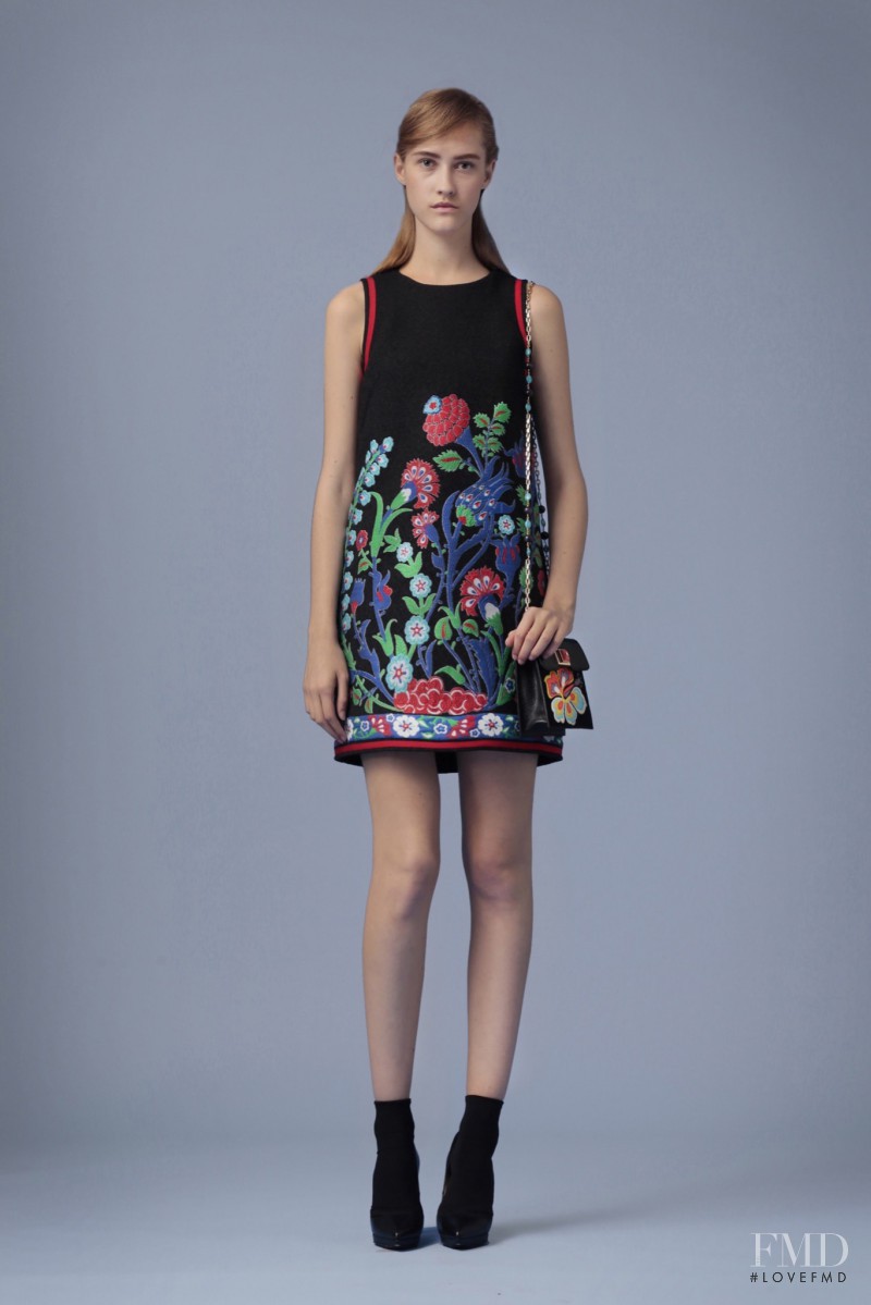 Lana Forneck featured in  the Andrew Gn fashion show for Resort 2016