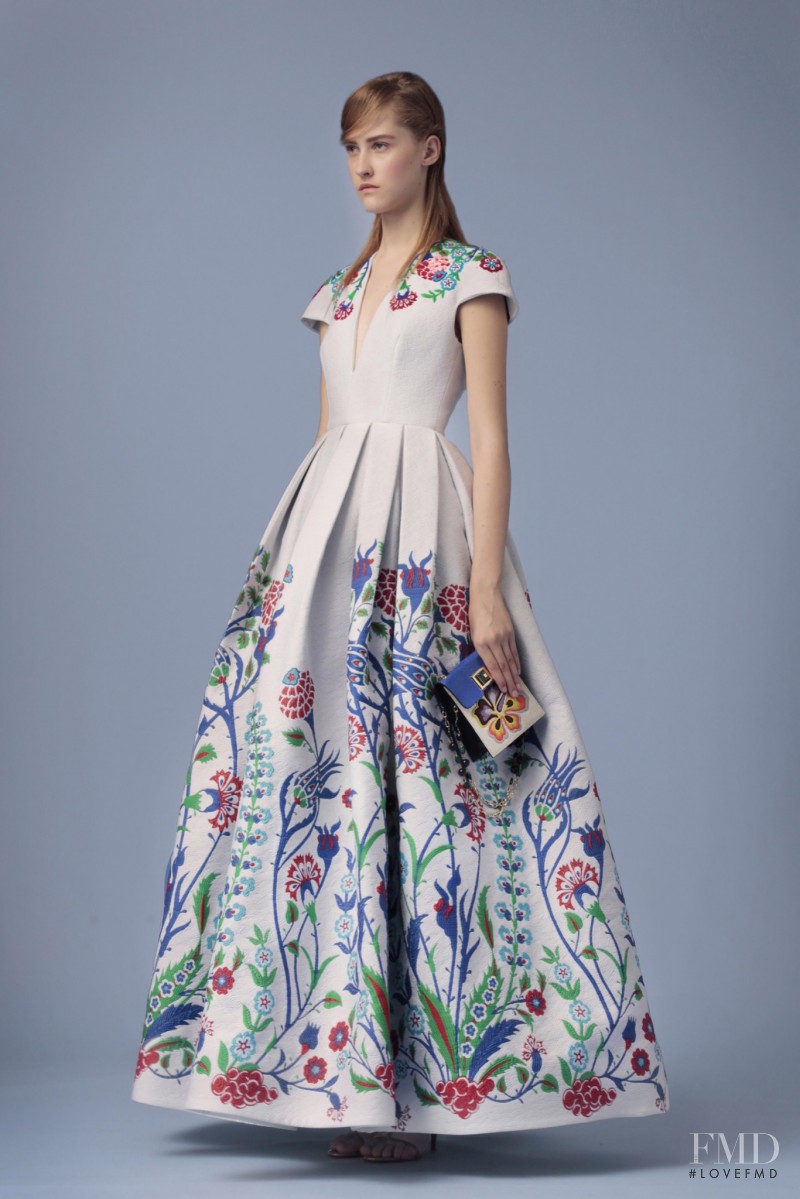 Lana Forneck featured in  the Andrew Gn fashion show for Resort 2016