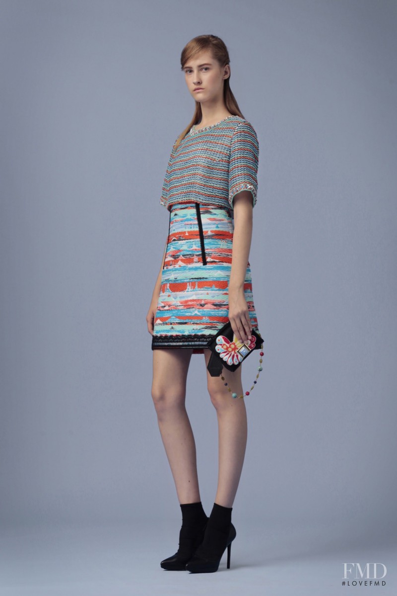 Lana Forneck featured in  the Andrew Gn fashion show for Resort 2016