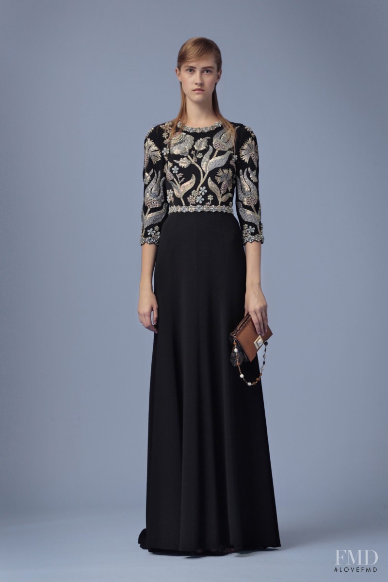 Lana Forneck featured in  the Andrew Gn fashion show for Resort 2016