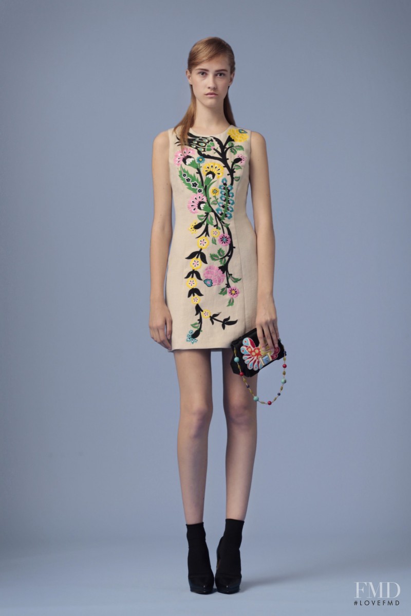 Lana Forneck featured in  the Andrew Gn fashion show for Resort 2016