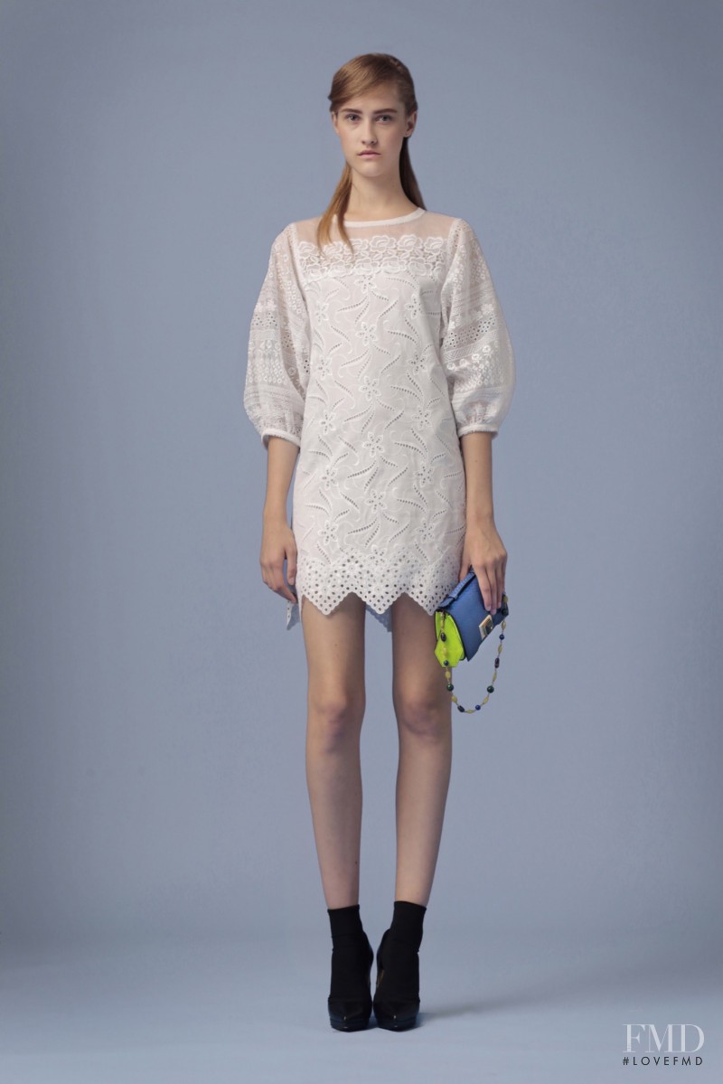 Lana Forneck featured in  the Andrew Gn fashion show for Resort 2016