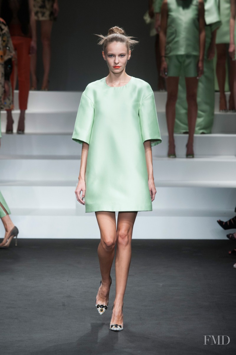Lieve Dannau featured in  the Jo No Fui fashion show for Spring/Summer 2014