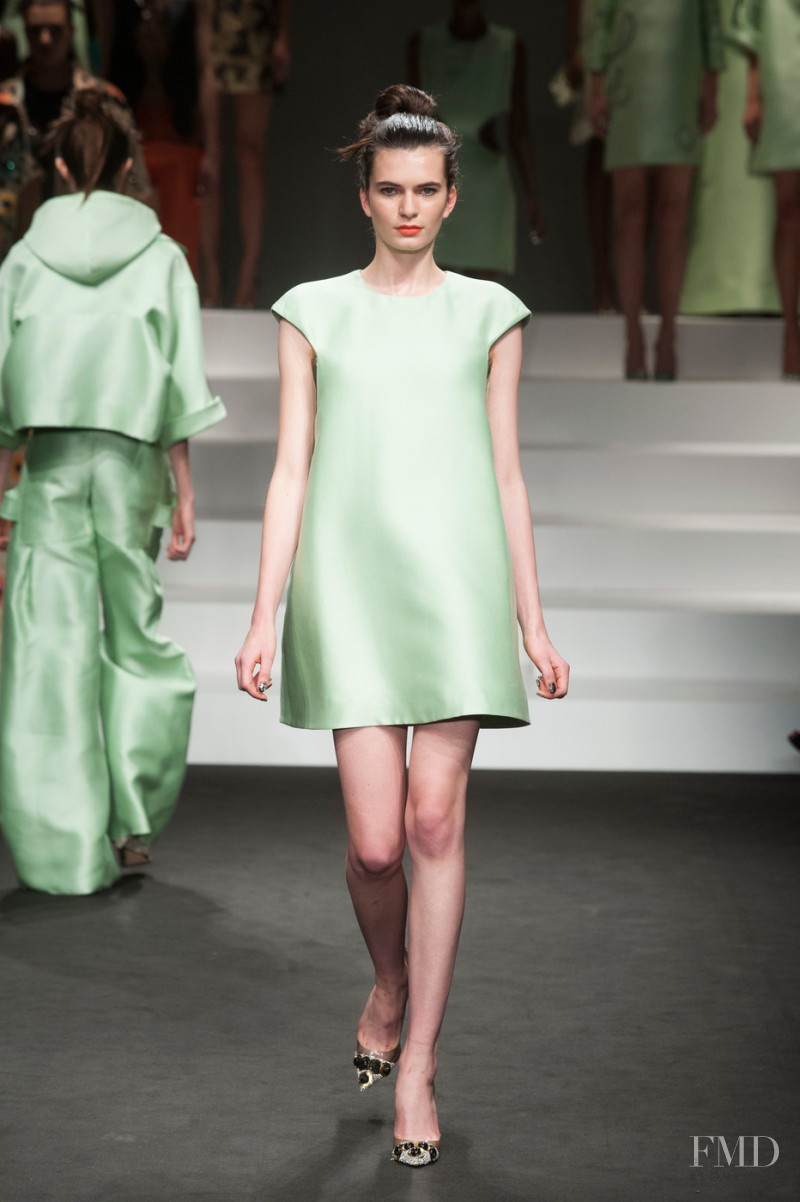 Nouk Torsing featured in  the Jo No Fui fashion show for Spring/Summer 2014