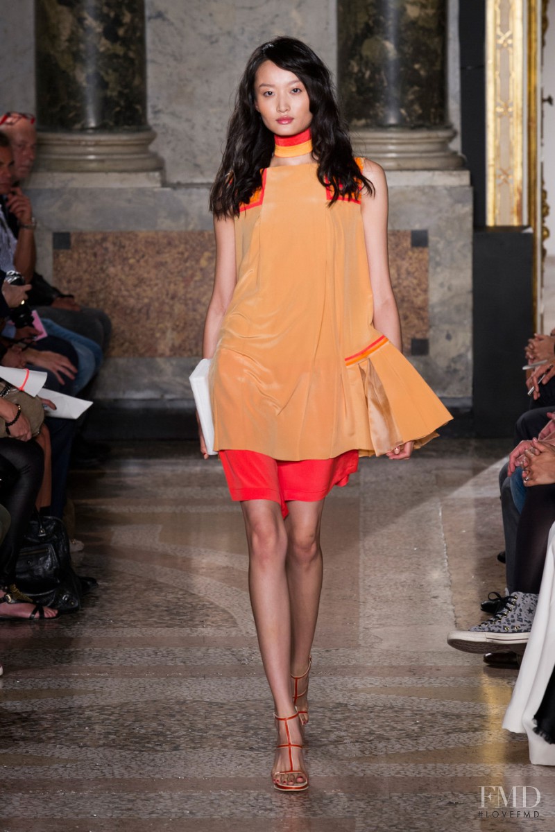 Mila Schön fashion show for Spring/Summer 2014