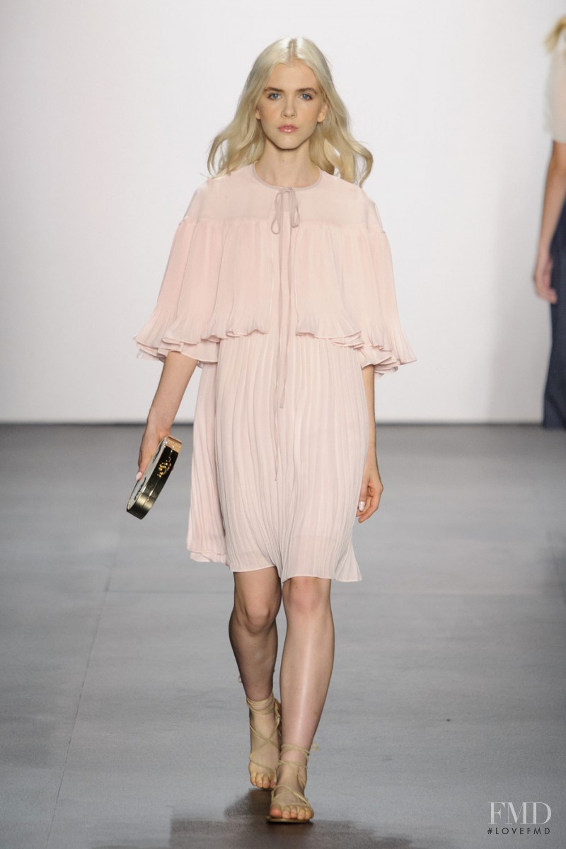 Gisele Pletzer featured in  the Erin Fetherston fashion show for Spring/Summer 2016