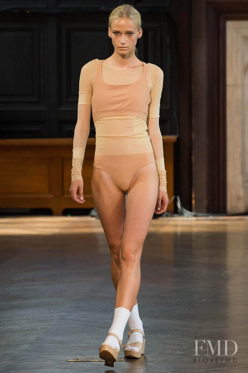 Ella Petrushko featured in  the Katie Gallagher fashion show for Spring/Summer 2015