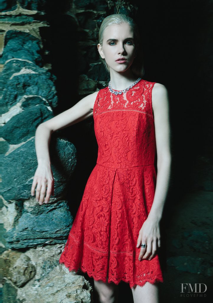 Gisele Pletzer featured in  the Adelyn Rae advertisement for Autumn/Winter 2015