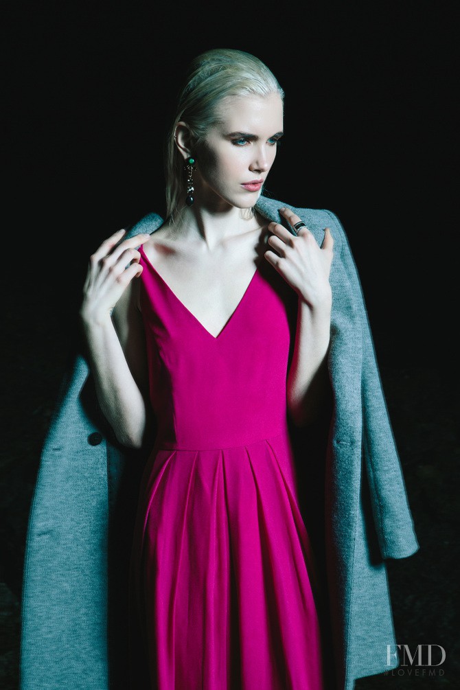 Gisele Pletzer featured in  the Adelyn Rae advertisement for Autumn/Winter 2015