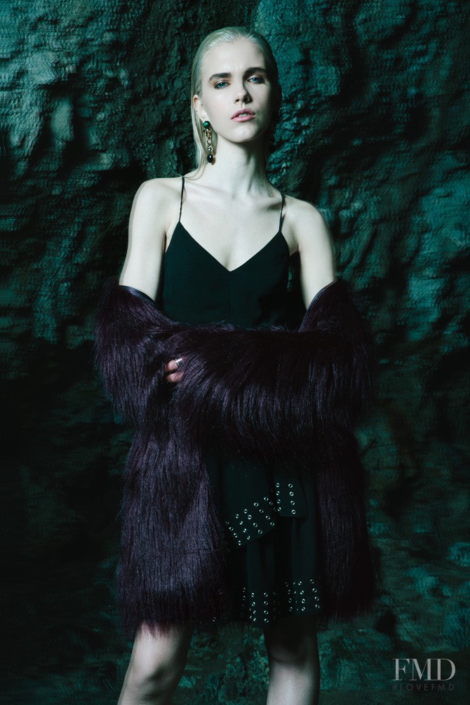 Gisele Pletzer featured in  the Adelyn Rae advertisement for Autumn/Winter 2015