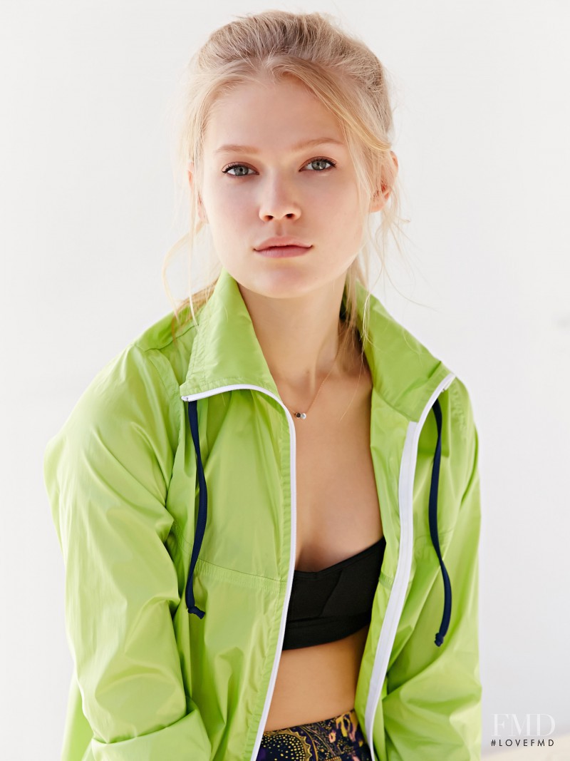 Vita Sidorkina featured in  the Urban Outfitters Sportswear catalogue for Spring/Summer 2015