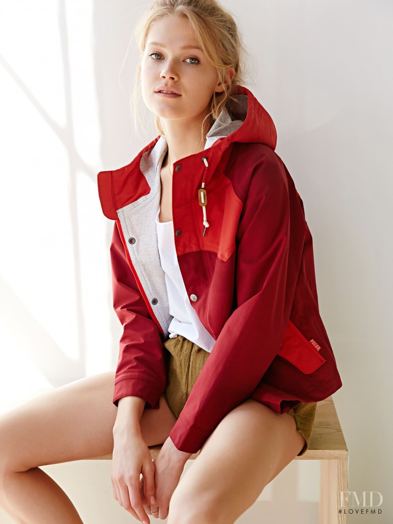 Vita Sidorkina featured in  the Urban Outfitters Sportswear catalogue for Spring/Summer 2015