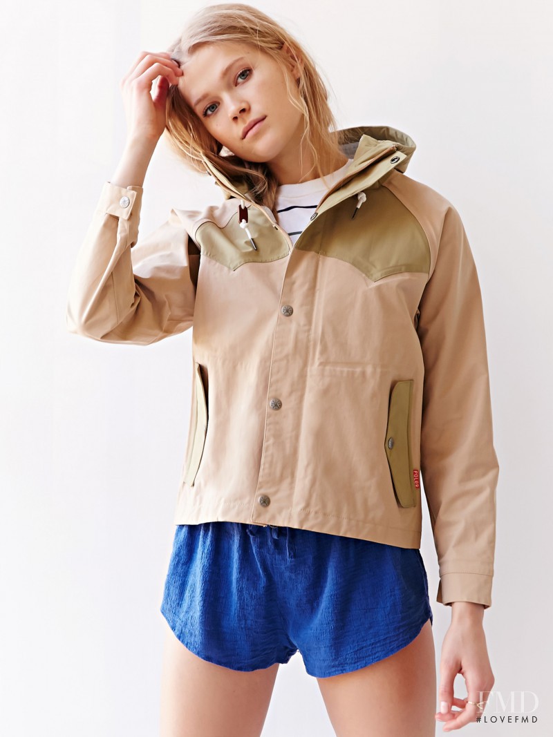 Vita Sidorkina featured in  the Urban Outfitters Sportswear catalogue for Spring/Summer 2015