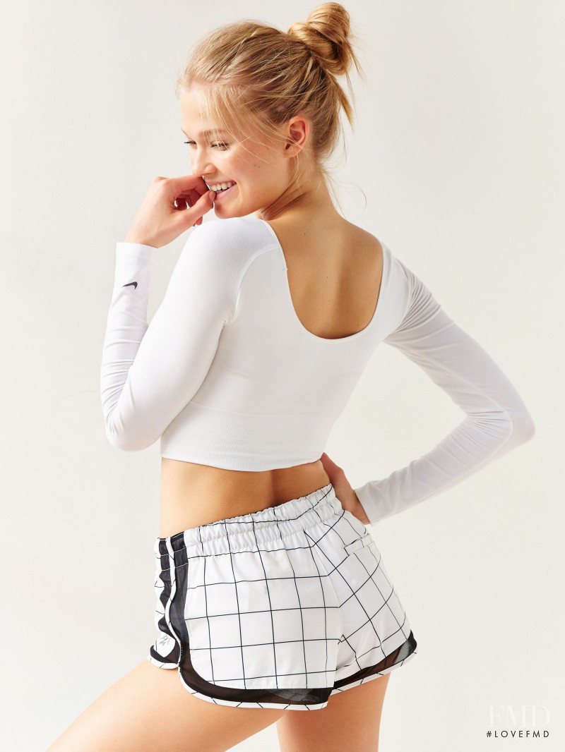 Vita Sidorkina featured in  the Urban Outfitters Sportswear catalogue for Spring/Summer 2015