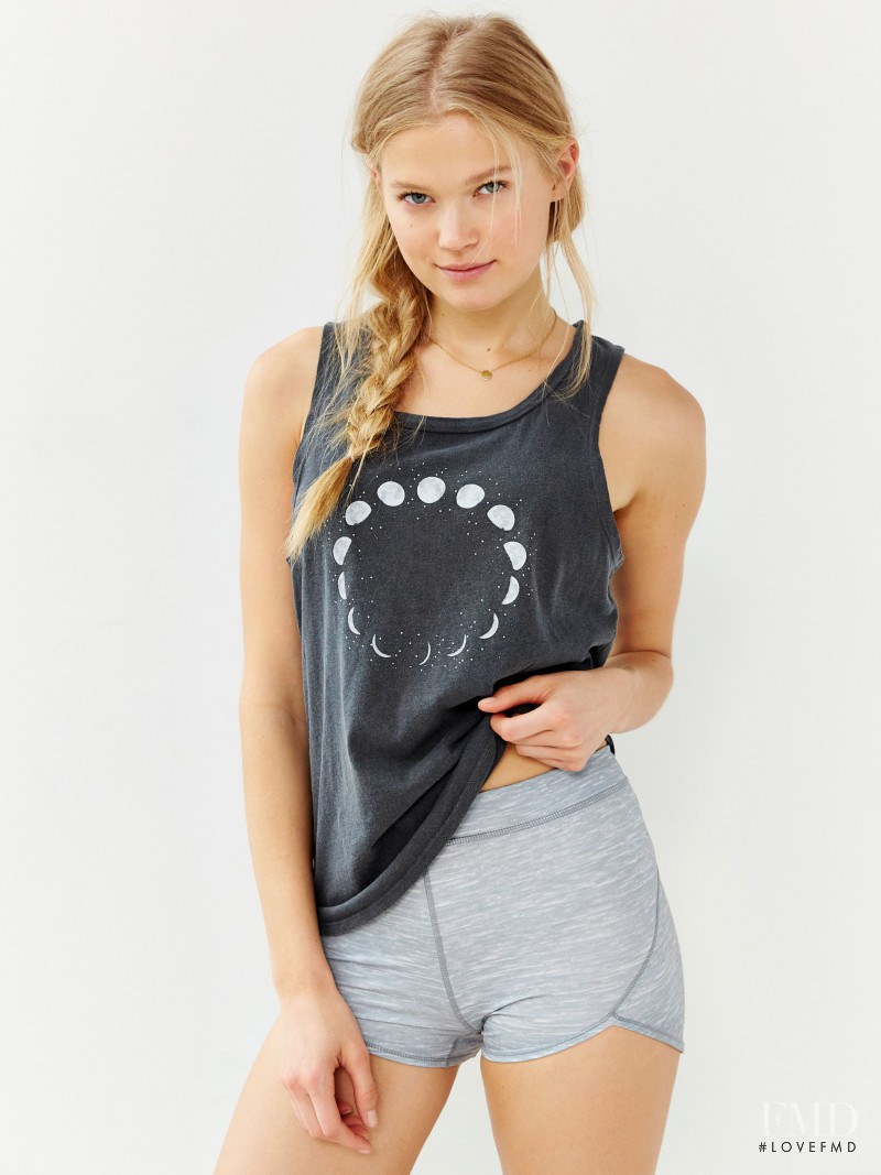 Vita Sidorkina featured in  the Urban Outfitters Sportswear catalogue for Spring/Summer 2015