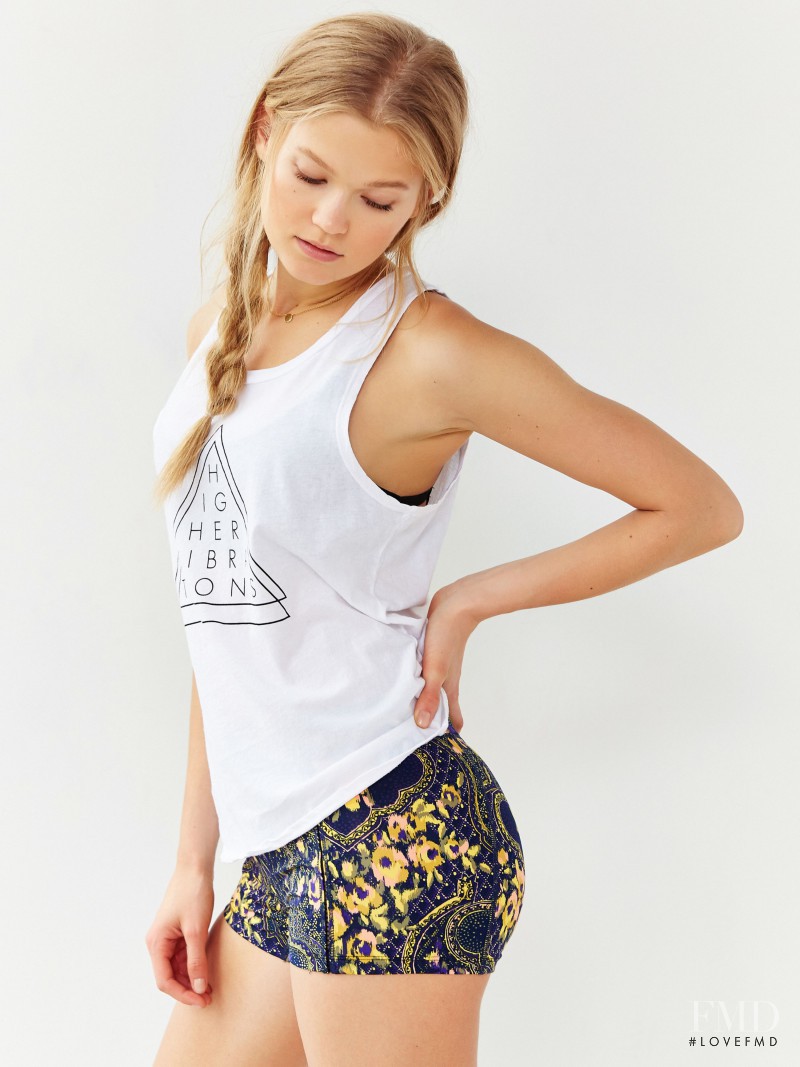 Vita Sidorkina featured in  the Urban Outfitters Sportswear catalogue for Spring/Summer 2015