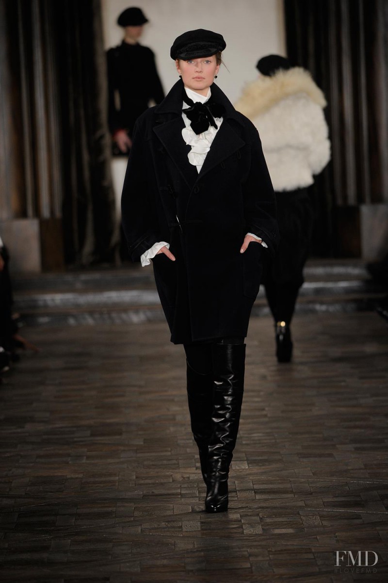 Toni Garrn featured in  the Ralph Lauren Collection fashion show for Autumn/Winter 2013