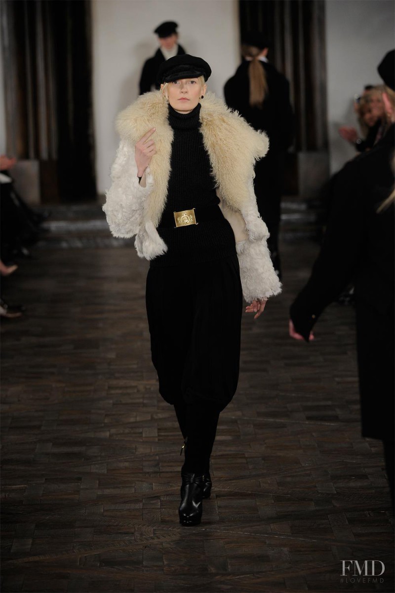 Katia Kokoreva featured in  the Ralph Lauren Collection fashion show for Autumn/Winter 2013