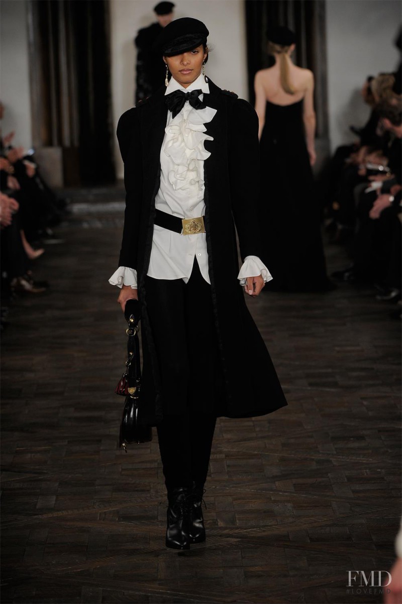 Lais Ribeiro featured in  the Ralph Lauren Collection fashion show for Autumn/Winter 2013