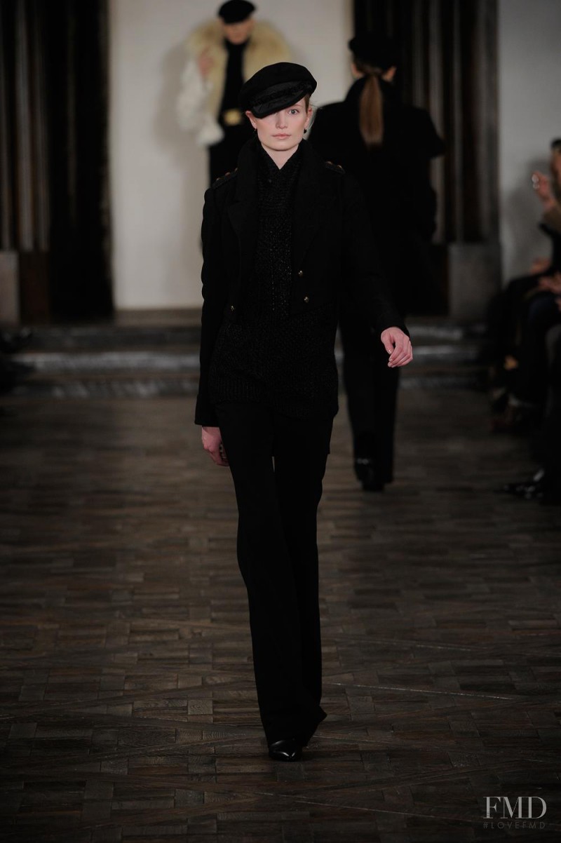 Maud Welzen featured in  the Ralph Lauren Collection fashion show for Autumn/Winter 2013