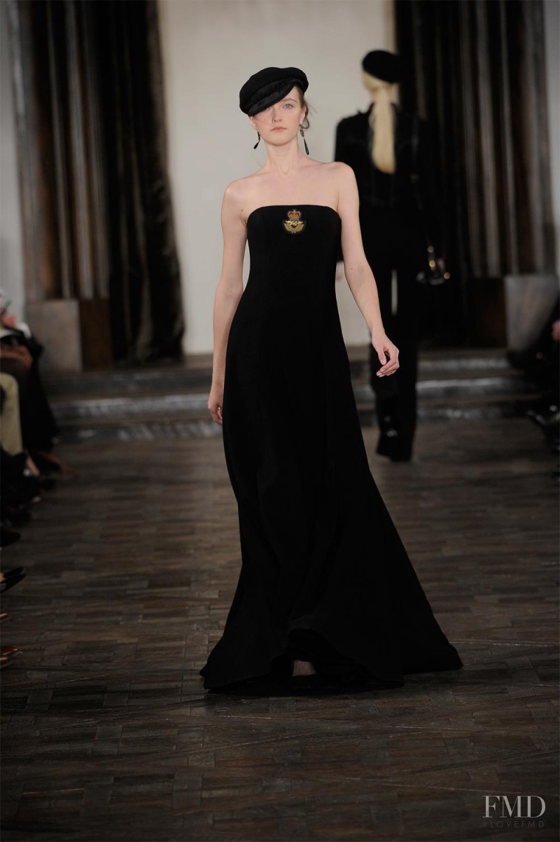 Vlada Roslyakova featured in  the Ralph Lauren Collection fashion show for Autumn/Winter 2013