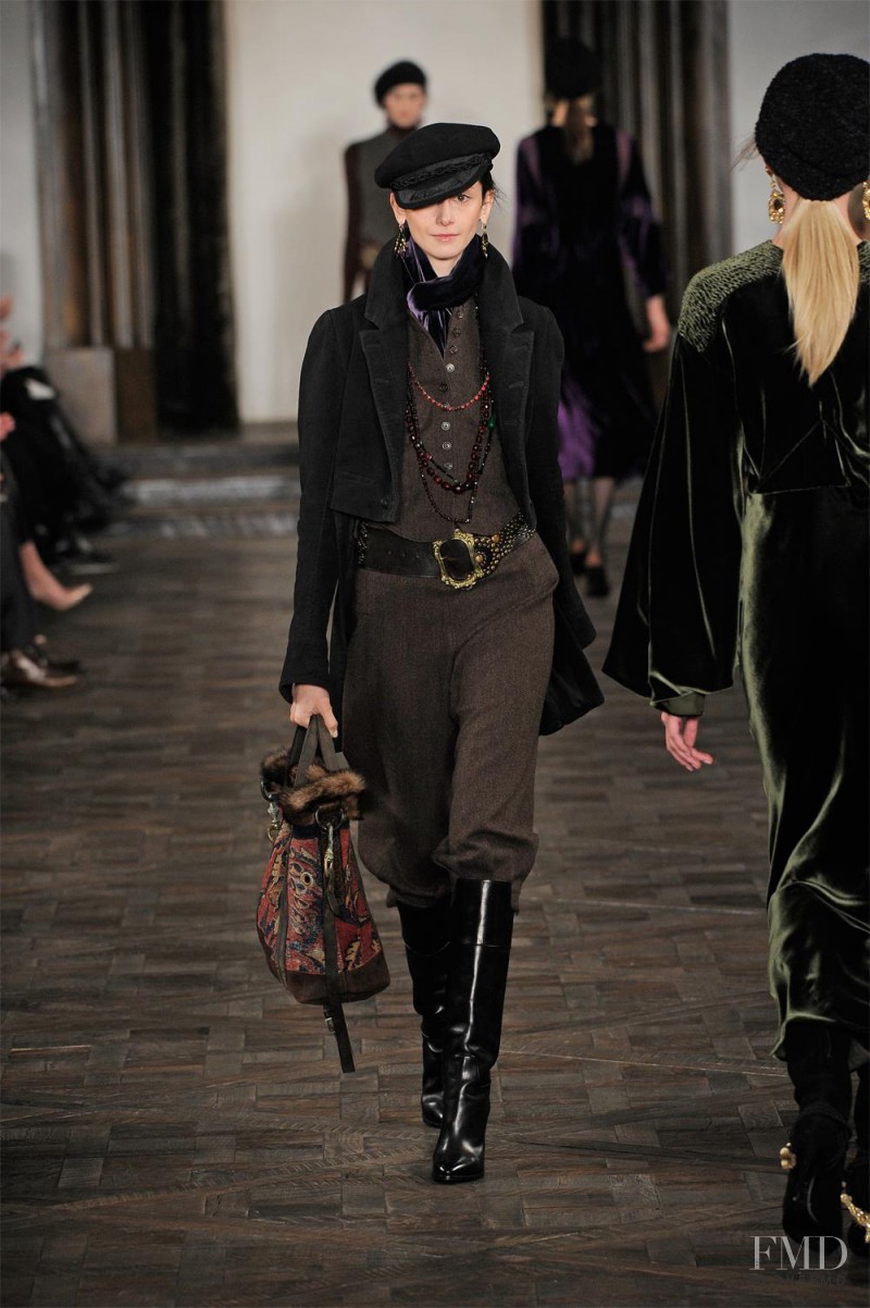 Cecilia Méndez featured in  the Ralph Lauren Collection fashion show for Autumn/Winter 2013